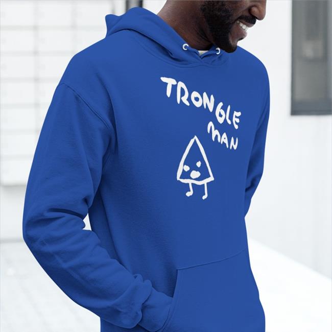 Bonfire Shop Trongle Man Hooded Sweatshirt By Hannah Hillam