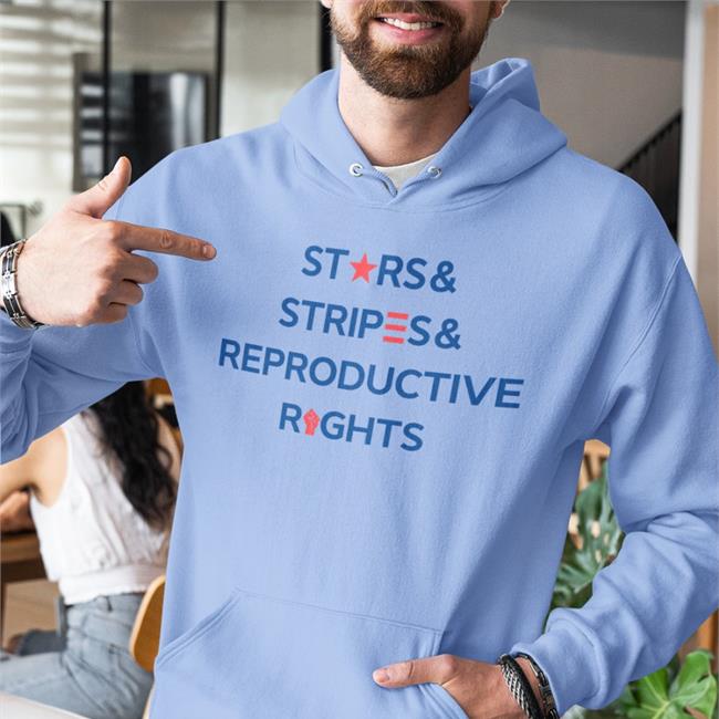 Stars & Stripes & Reproductive Rights T Shirt White