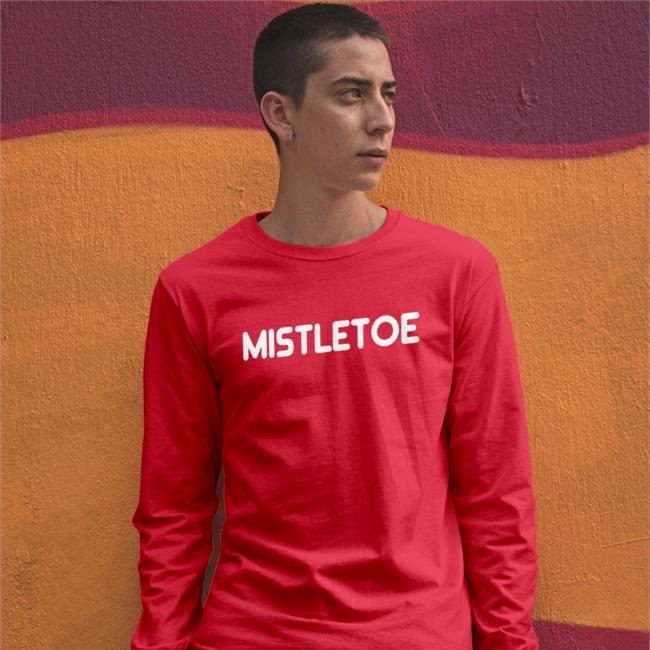 Mistletoe Christmas Holiday Shirts Baseball Chickie