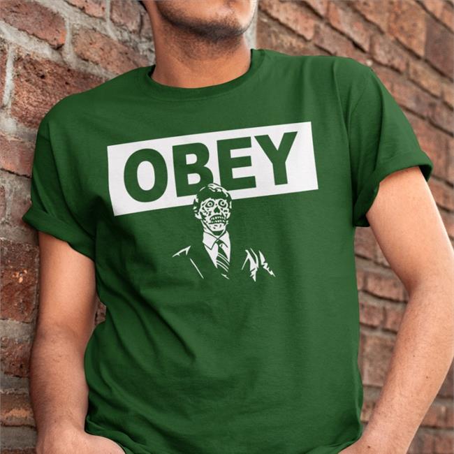 They Live Obey Shirt Black