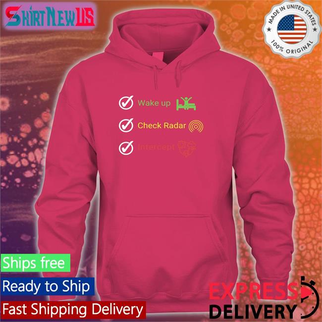 Wake Up Check Radar Intercept T-Shirt Vince Waelti