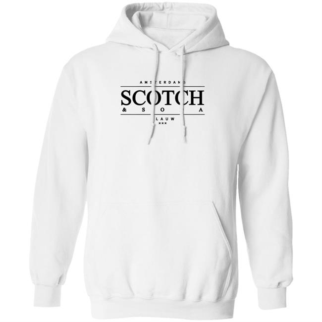 Yunalescka Scotch And Soda Amsterdam Blauw Hoodie
