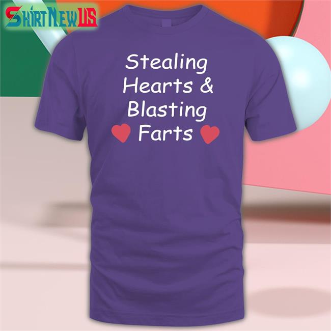 Toro Rose Stealing Heart Blasting Farts Tee Shirt