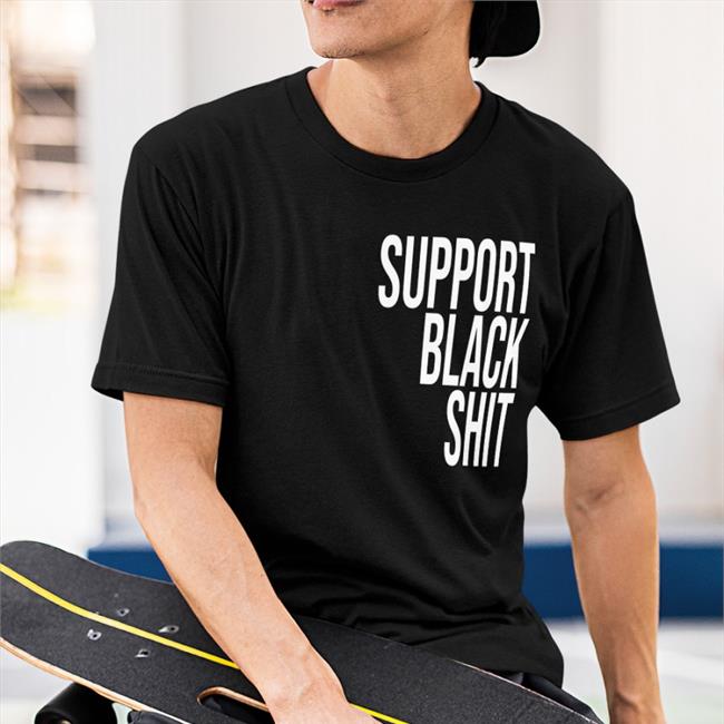 Uncle Bobbie's Shop White Girl Learning Support Black Shit Shirt