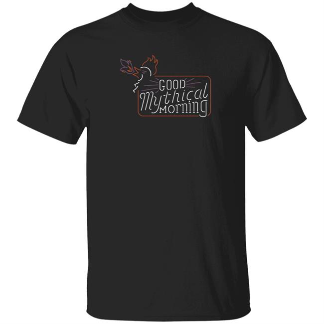 Mythical Merch Gmm Cockatrice Neon Sign Tee