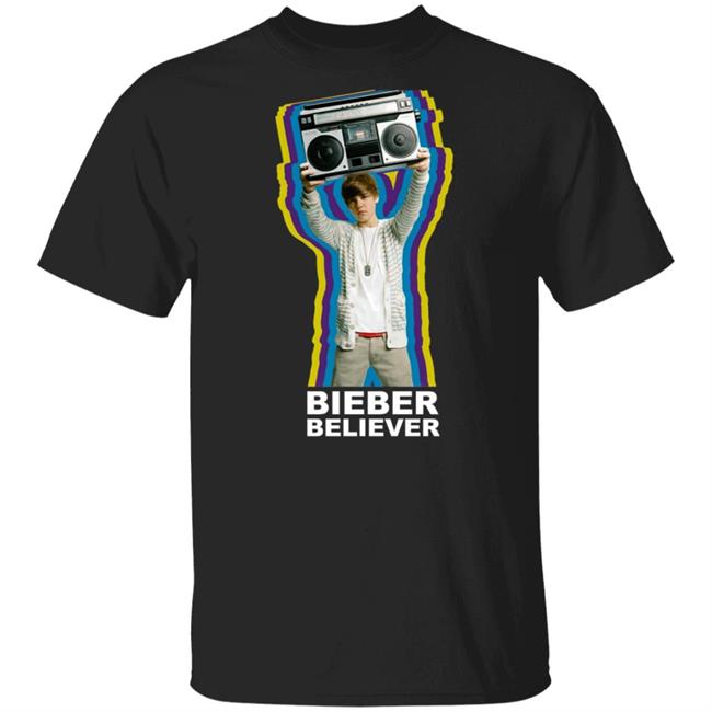 Bieber Believer Merch Boombox T Shirt Hoodie