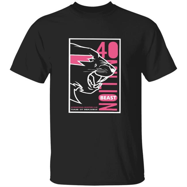 Mrbeast 40 Million Merch Shirt