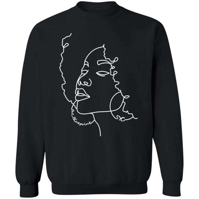 Soho Youth Club Merch Black Girl Blueprint Sweatshirt