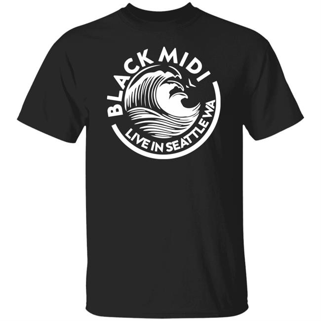 That Radiohead Fan Black Midi Live In Seattle Wa Shirt