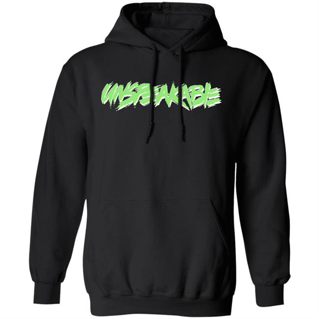 Unspeakable Merch Unspeakable Black Neon Green Pullover Hoodie