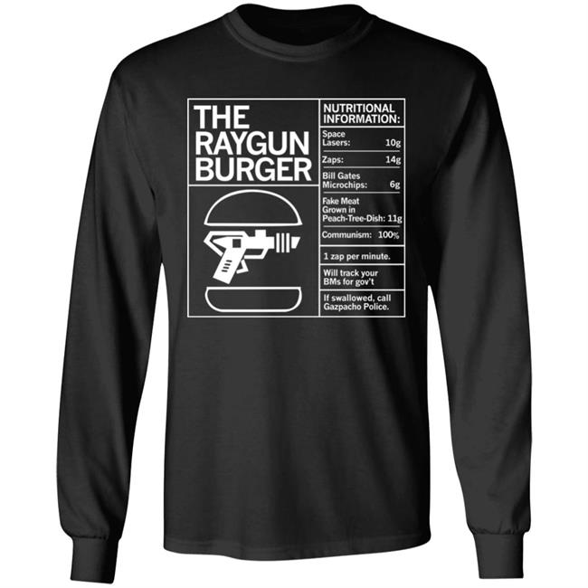Marjorie Taylor Greene The Raygun Burger Nutritional Information Gazpacho Police Peach Tree Dish Shirt Raygun Merch