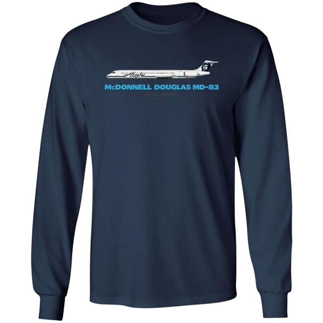Rob Delaney Mcdonnell Douglas Md-83 Alaska Airlines T Shirt