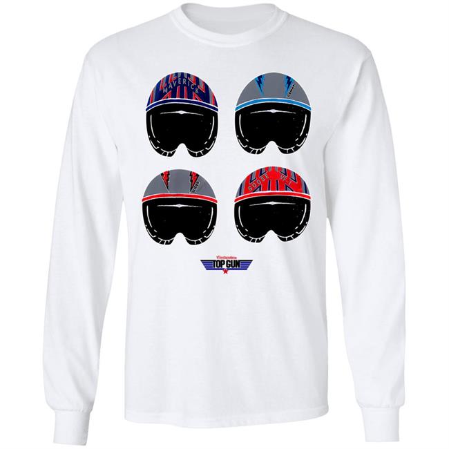 Contenders Merch Kyle Brandt Tom Cruise Maverick Top Gun Helmets Shirt