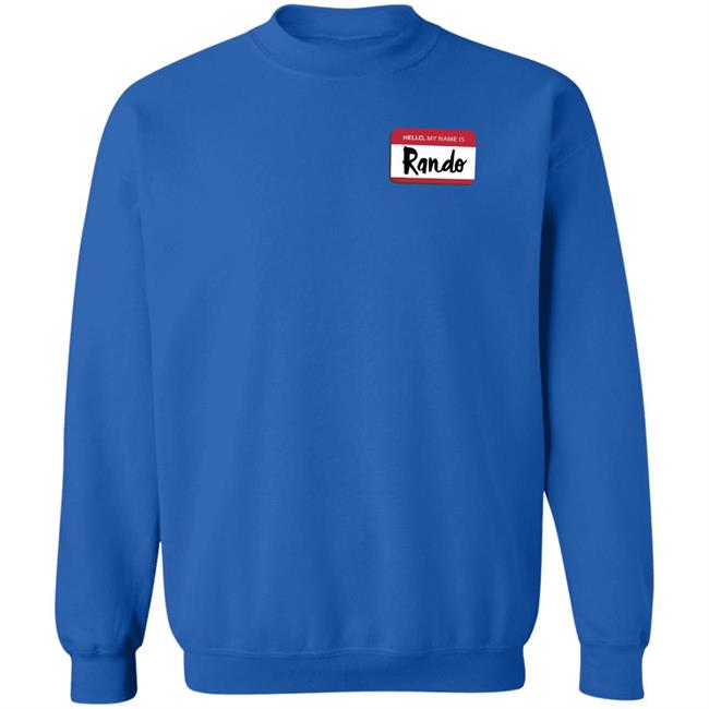 Popcorned Planet Merch Popcorned Planet Hello My Name Is Rando T Shirt