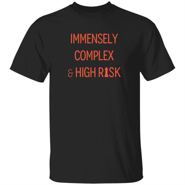 Wemartians Merch Immensely Complex High Risk Shirt Joe Barnard