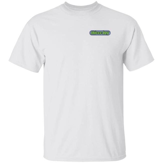 Hang - Thiccc Boy Merch Globe White Tee Shirt