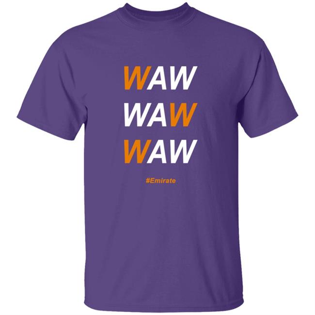 Emmanuel Umoh Jr Waw Waw Waw Emirate Shirt By Grrik Branding and Intelligence Phong - Emmanuel Umoh Jr Waw Waw Waw Emirate Shirt By Grrik Branding and Intelligence