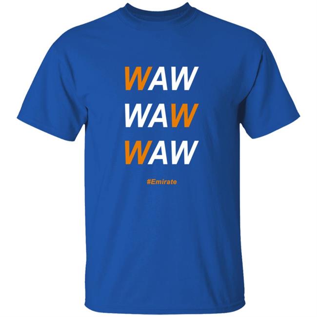 Emmanuel Umoh Jr Waw Waw Waw Emirate Shirt By Grrik Branding and Intelligence Phong - Emmanuel Umoh Jr Waw Waw Waw Emirate Shirt By Grrik Branding and Intelligence