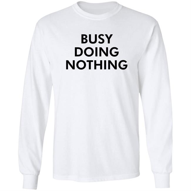 Diego X Sandy Busy Doing Nothing Shirt Quang - Diego X Sandy Busy Doing Nothing Shirt