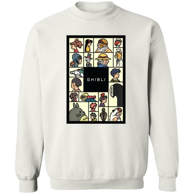 Studio Ghibli Merch Compilation Characters of Studio Ghibli Merch Sweatshirt