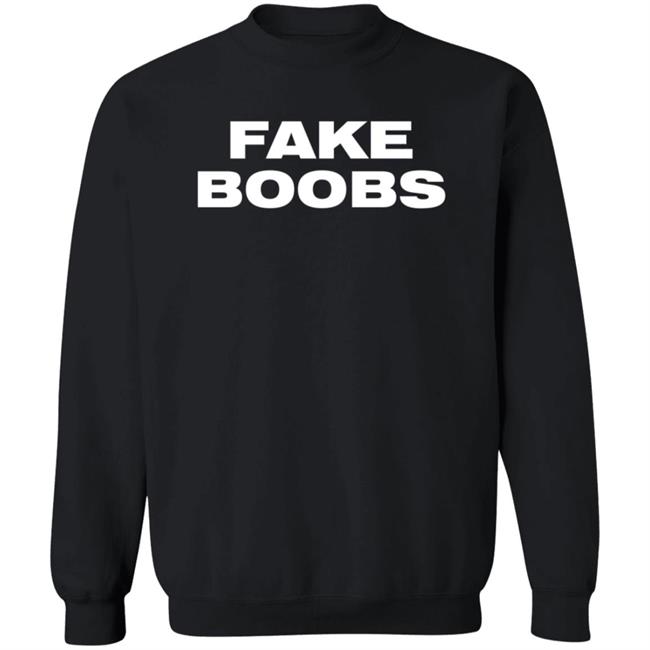 Lizo Merch Fake Boobs Black Sweatshirt