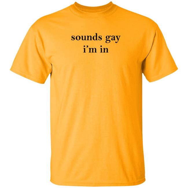 White Market Merch Sounds Gay I'm In Shirt Paloma Nov 24