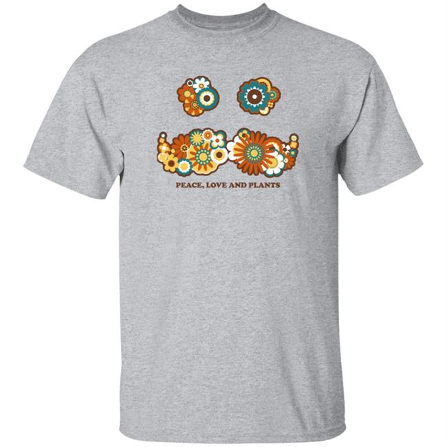 Mumbo Jumbo Merch Peace Love And Plants T Shirt Mumbo Jumbo Merch Peace Love And Plants T Shirt