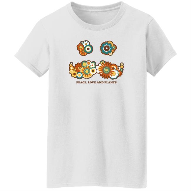 Mumbo Jumbo Merch Peace Love And Plants T Shirt Mumbo Jumbo Merch Peace Love And Plants T Shirt