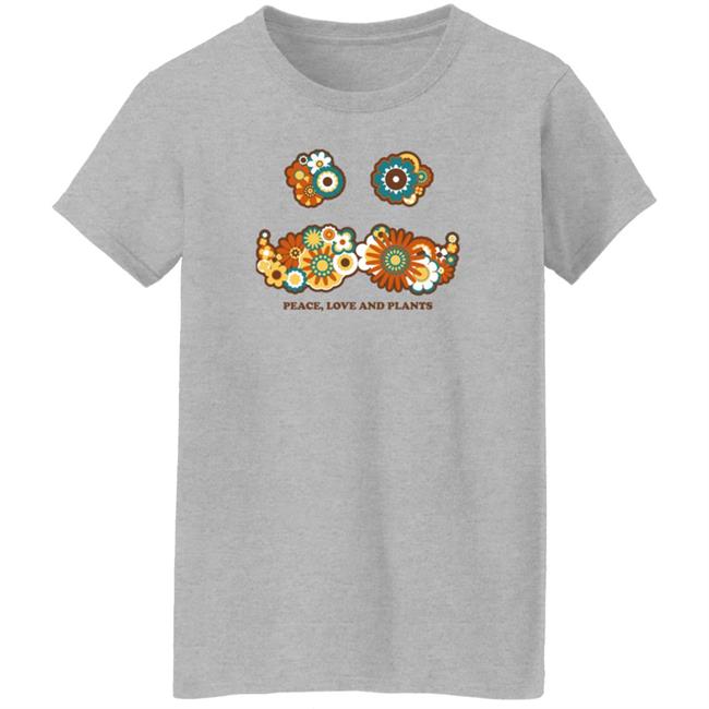 Mumbo Jumbo Merch Peace Love And Plants T Shirt Mumbo Jumbo Merch Peace Love And Plants T Shirt