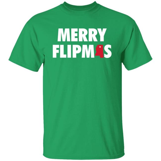 Mississippiswag Shop Merry Flipmas T Shirt Long Sleeves T Shirt