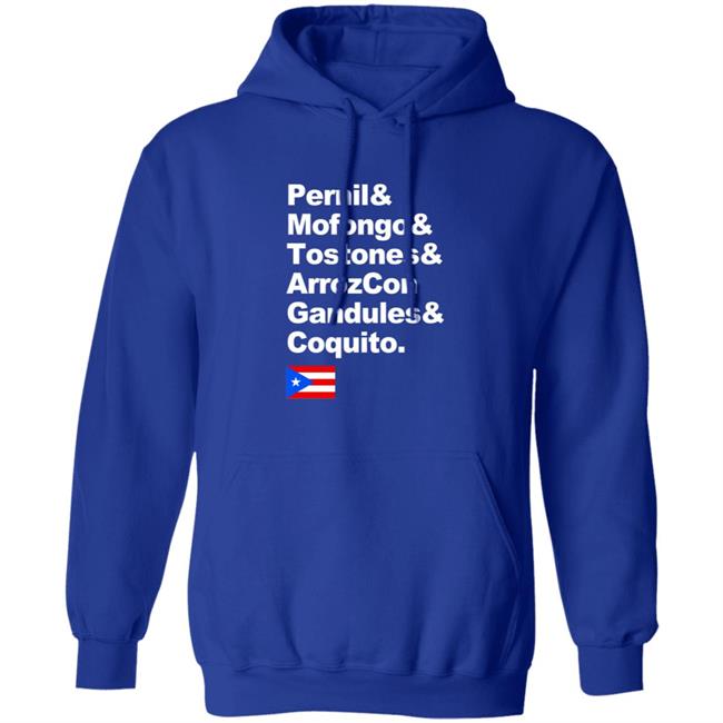 Pernil Mofongo Tostones Arrozcon Gandules Coquito Shirt Puerto Rico Cuisine T Shirt Pernil Mofongo Tostones Arrozcon Gandules Coquito Shirt Puerto Rico Cuisine T Shirt