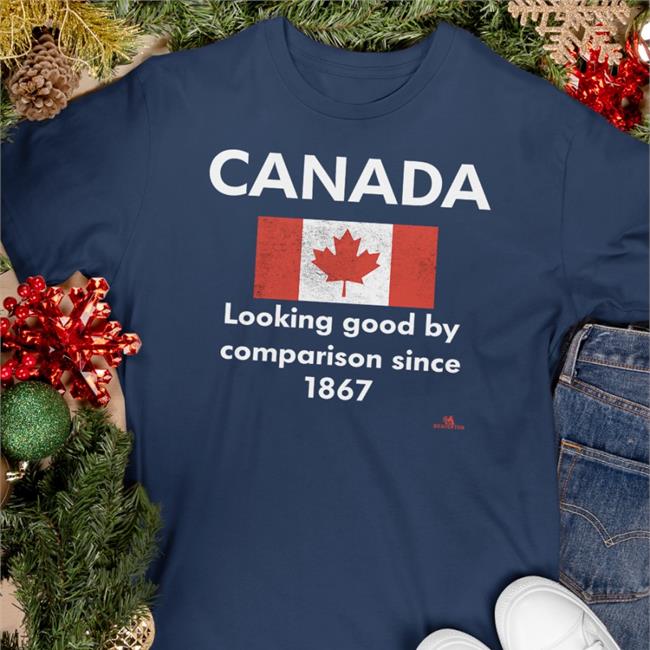 Canada Looking Good By Comparison Since 1867 Crewneck Sweatshirt The Beaverton