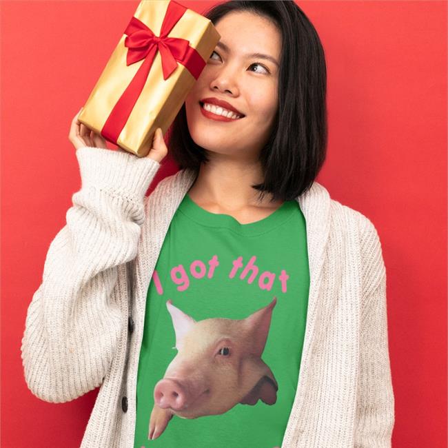 Pig Pink I Got That Hog In Me Tees Shirts That Go Hard Light Pink