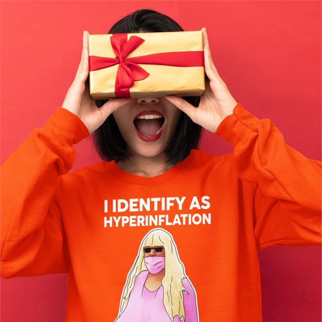 I Identify As Hyperinflation Shirt Black