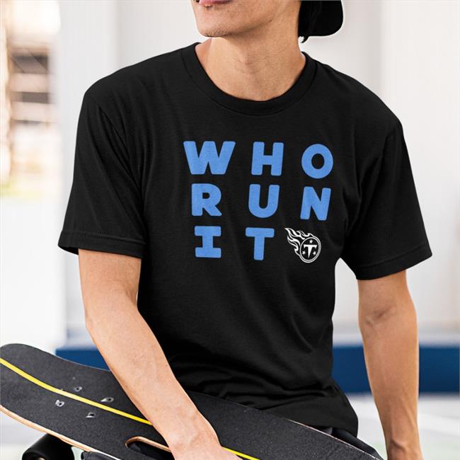 Tennessee Titans Who Run It Shirt Dj Paul Three6mafia