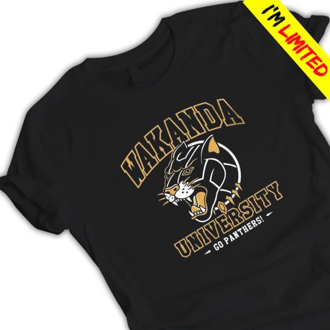 Wakanda University Go Panthers T-Shirt