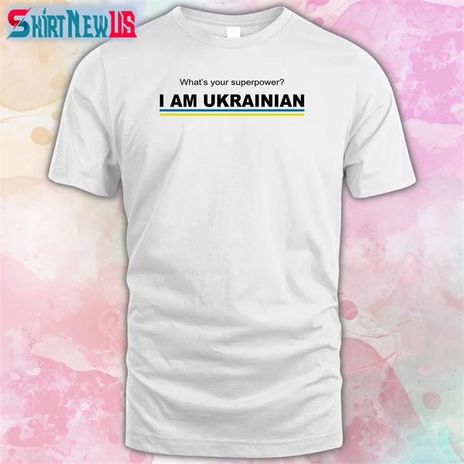 Ekaterinanwo What's Your Superpower I Am Ukrainian V Neck T Shirt