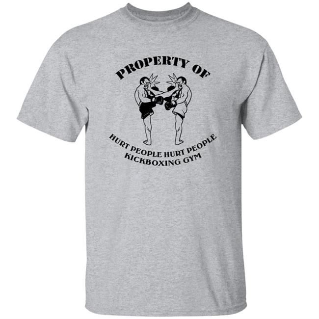Topatoco Hurt People Hurt People Kickboxing Gym Shirt Matt Lubchansky