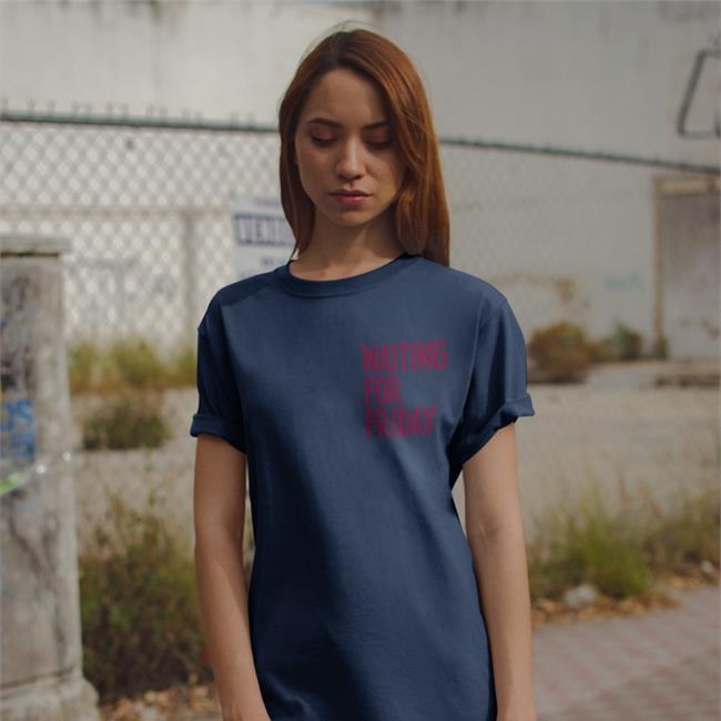 Zalando Merch Waiting For Friday V Neck T Shirt Frau Herzallerliebst