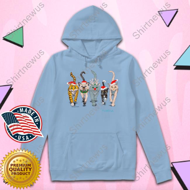 Taylor Swift 90S Florida Christmas Cats Tee Shirt